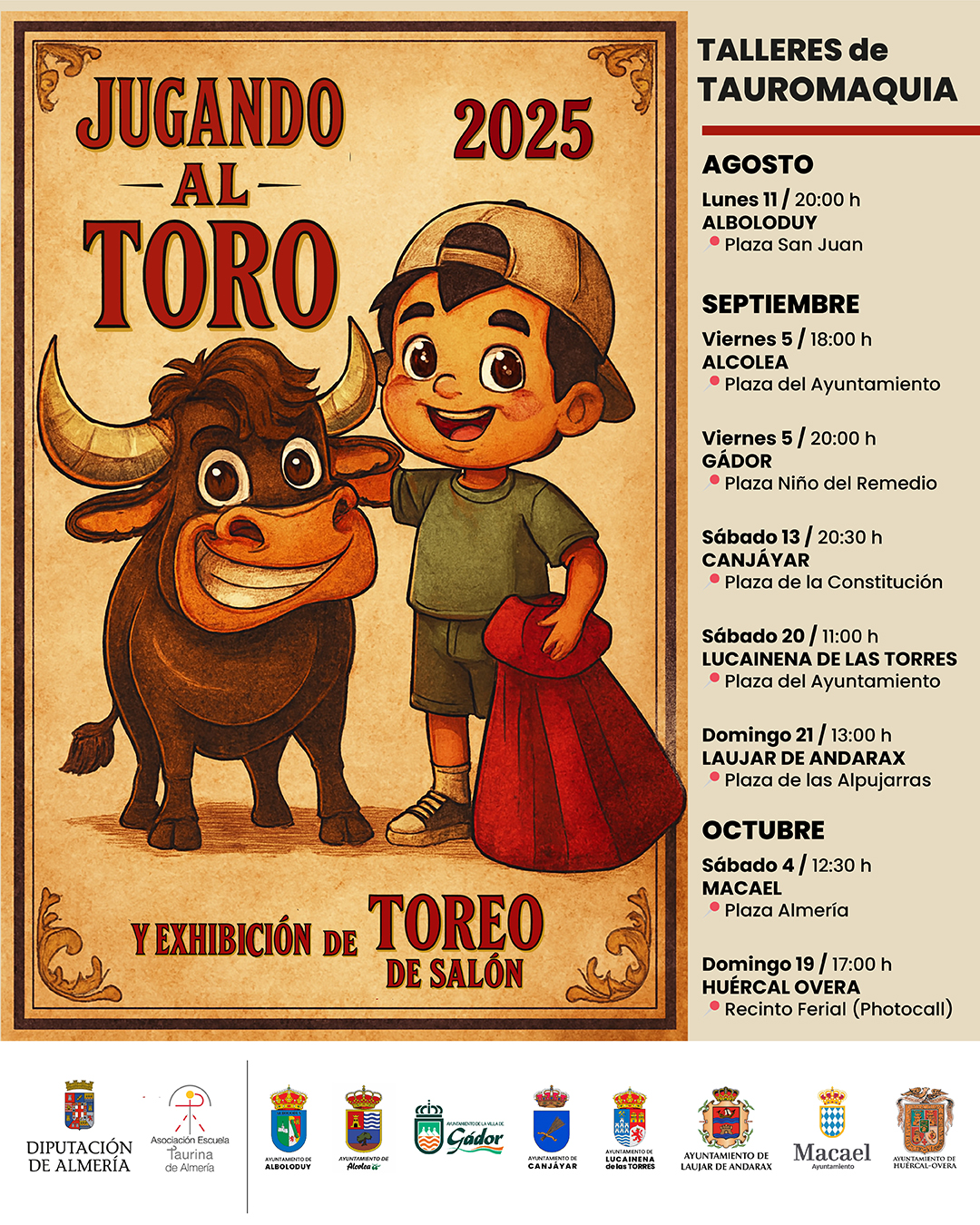 TALLERES DE TAUROMAQUIA 2025